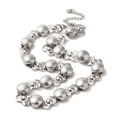Non-Tarnish Handmade 304 Stainless Steel Necklaces NJEW-Q333-02A-02-1