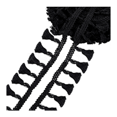 Cotton Fringe Lace Trim Ribbon OCOR-WH0105-008B-1