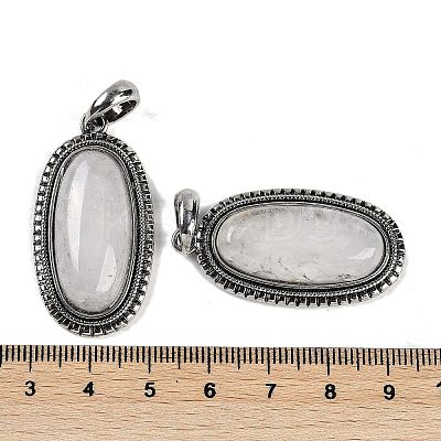 Natural Quartz Crystal Pendants G-I370-07AS-04-1