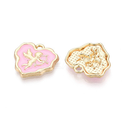 Alloy Enamel Pendants ENAM-T024-23B-G-1