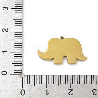 316 Surgical Stainless Steel Enamel Charms STAS-M073-19A-01G-1