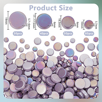 4 Styles Glass Cabochons MOSA-OC0001-01A-1