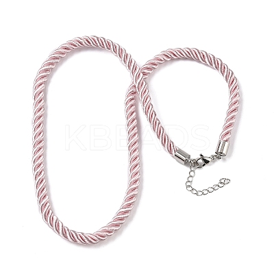5MM Nylon Twisted Cord Necklace Making FIND-G096-01P-1