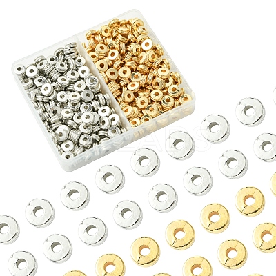 400Pcs 2 Colors CCB Plastic Beads CCB-FS0001-11-1
