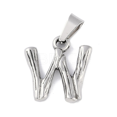 Non-Tarnish 304 Stainless Steel Pendants STAS-F235-01P-W-1