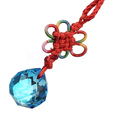 Glass Round Ball Hanging Ornaments LS-HJEW-Z006-01A-1