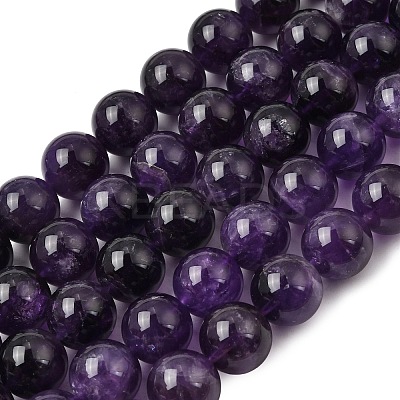 Natural Chevron Amethyst Beads Strands G-S033-1