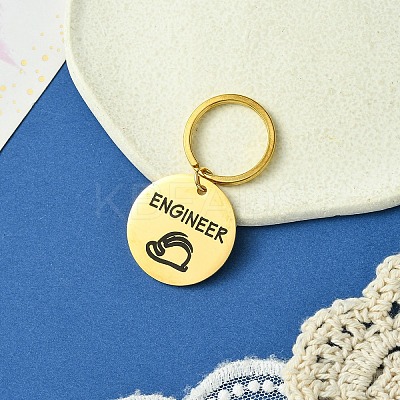 201 Stainless Steel Keychain KEYC-YW00104-10-1