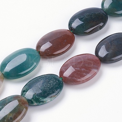 Natural Indian Agate Beads Strands G-P394-01-1