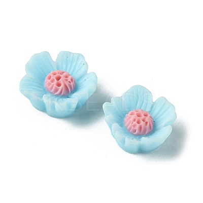 Opaque Resin Cabochons RESI-E039-03-1