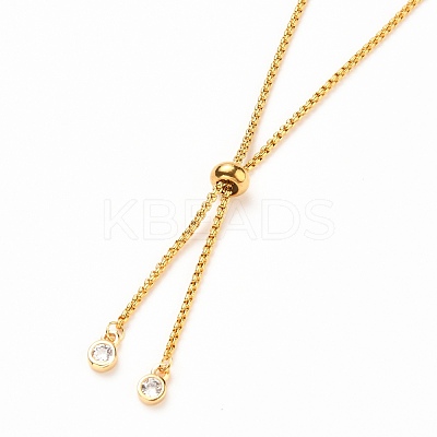 Adjustable 304 Stainless Steel Box Chain Slider Bracelet/Bolo Bracelets Making AJEW-JB00781-02-1