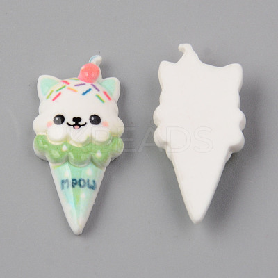 Opaque Resin Decoden Cabochons X-CRES-N024-33-1