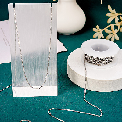 DIY 304 Stainless Steel Figaro Chain Necklaces Bracelet Making Kit DIY-TA0009-99-1