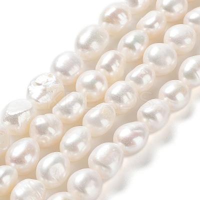 Natural Cultured Freshwater Pearl Beads Strands PEAR-Z002-14-1