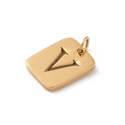 304 Stainless Steel Charms STAS-R001-01G-V-1