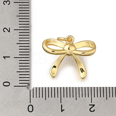 Rack Plating Brass with ABS Plastic Pearl Charms KK-G500-13G-1
