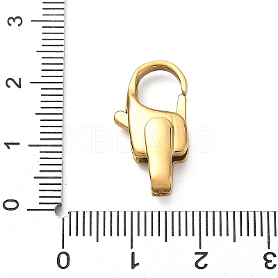304 Stainless Steel Lobster Claw Clasps STAS-C148-03B-G-1