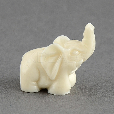 Dyed Elephant Synthetic Coral Beads CORA-S002-02-1