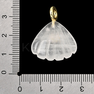 Natural Quartz Crystal Carved Pendants G-C282-05E-1