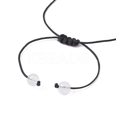 Natural Garnet Chip Braided Bead Bracelets BJEW-JB09608-05-1