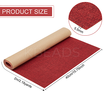 Self Adhesive Linen Fabric Patches AJEW-WH0270-16D-1