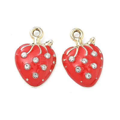 Alloy Enamel Pendants ALRI-D303-02G-1