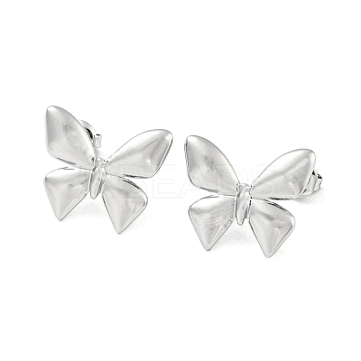 Non-Tarnish 304 Stainless Steel Stud Earrings EJEW-M233-09P-1