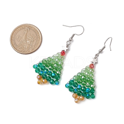 304 Stainless Steel Dangle Earrings EJEW-JE06207-1