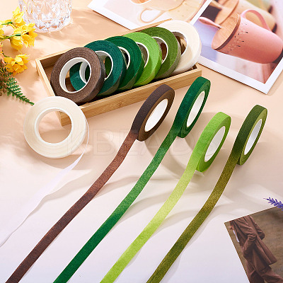 12 Rolls 6 Colors Masking Tape AJEW-TA0002-05-1