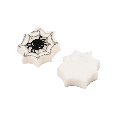 Halloween Theme Opaque Resin Cabochons CRES-M037-07I-1