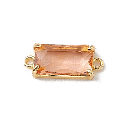 Transparent K9 Glass Connector Charms GLAA-A005-11LG-1