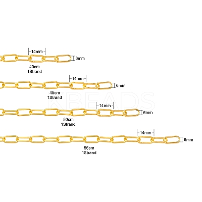 Unwelded Iron Paperclip Chains CH-FS0001-01G-1