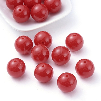 Fluorescence Chunky Acrylic Beads MACR-R517-20mm-11-1