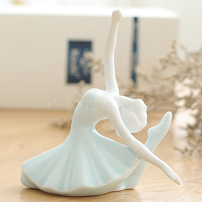 Ceramics Yoga Girl Figurines WG54701-03-1
