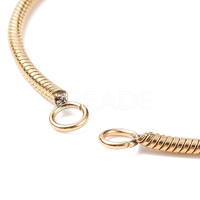 Ion Plating(IP) Adjustable 304 Stainless Steel Bracelet Making STAS-G169-02G-1