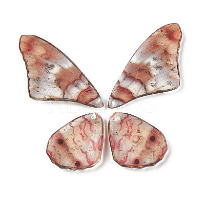 Translucent Resin Pendants Set RESI-G063-01C-1