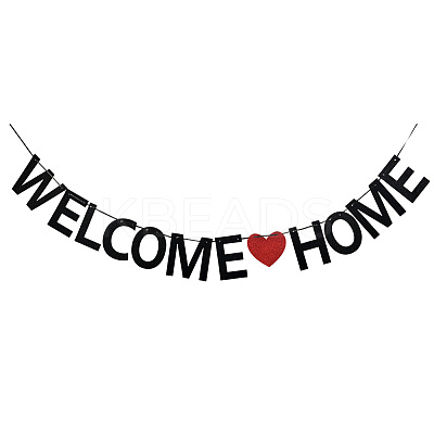 Paper Word Welcome Home Banner AJEW-WH20020-272B-01-1