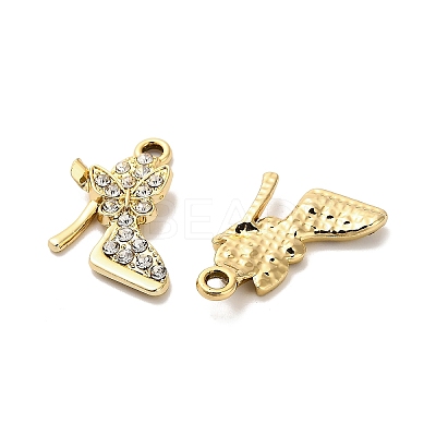 Alloy Crystal Pendants FIND-I043-04G-1