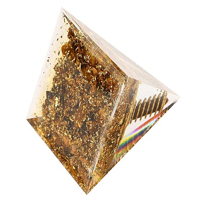 Orgonite Pyramid Resin Energy Generators DJEW-C019-01E-1