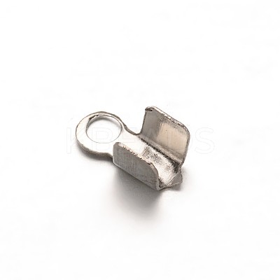 Tarnish Resistant 304 Stainless Steel Folding Crimp Ends STAS-E103-09A-1
