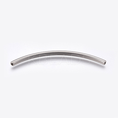 Tarnish Resistant 304 Stainless Steel Tube Beads STAS-P196-19-1