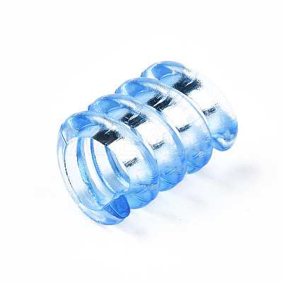 Transparent Acrylic European Beads X-TACR-S149-22-1
