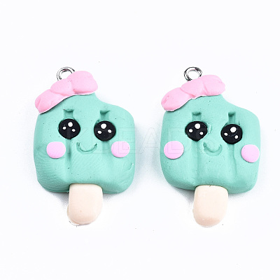 Handmade Polymer Clay Charms CLAY-T016-63-1