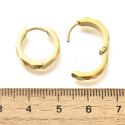 304 Stainless Steel Hoop Earrings for Women EJEW-C096-45G-1