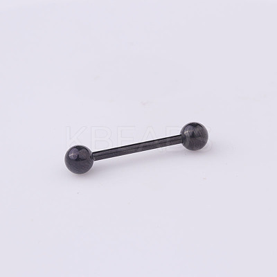 316 Surgical Stainless Steel Tongue Rings WGF0CE1-04-1
