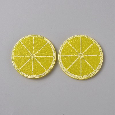 Fruit Theme Plastic Cabochons KY-WH0004-22B-1