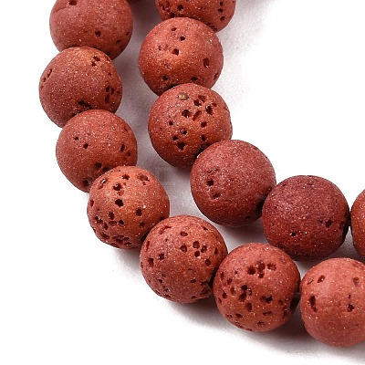 Dyed Synthetic Lava Rock Beads Strands GG-CBAAE19-06B-07-1