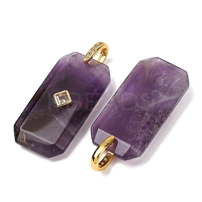 Natural Amethyst Pendants GG-CBA51ED-05G-01-1
