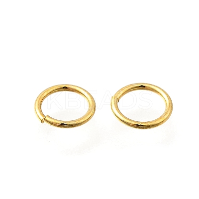 Brass Open Jump Rings KK-B147-03E-G-1