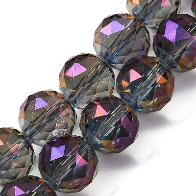 Electroplate Glass Bead Strands EGLA-J140-FR01-14mm-1